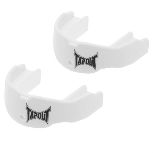 Tapout MMA 2pc Set White Mouth Guard - Adults