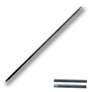 Heavy Aluminium Black Bo Staff - 60"