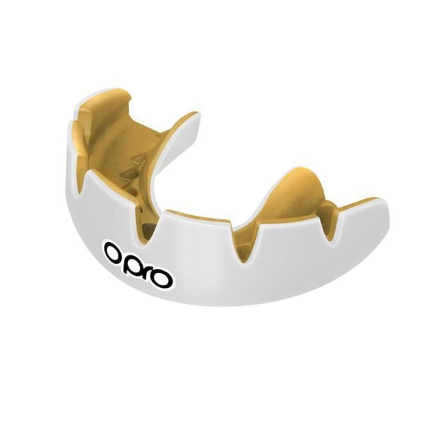 Opro Power Fit  ( For Braces ) White Mouthguard - Adults