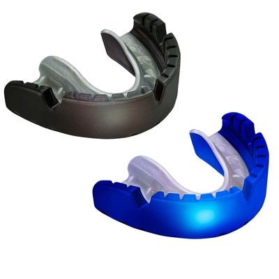 OPRO Adults Gold Braces Self Fit Mouth Guard - Black