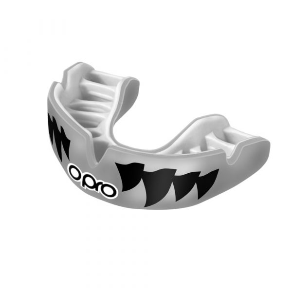 Opro Power Fit Silver Aggression Mouthguard - Adults